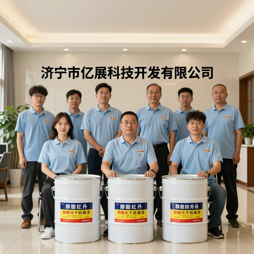 醇酸红丹防腐漆_醇酸带锈防锈漆_醇酸快干防腐漆-济宁市亿展科技开发有限公司 关于我们配图